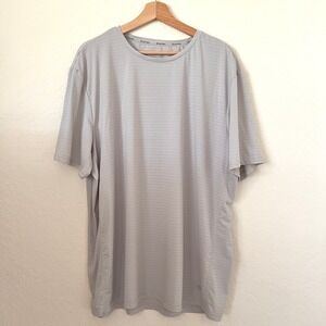 Soybu Performance Shirt Mens XXL Gray Short Sleeve Mesh Athletic Gym